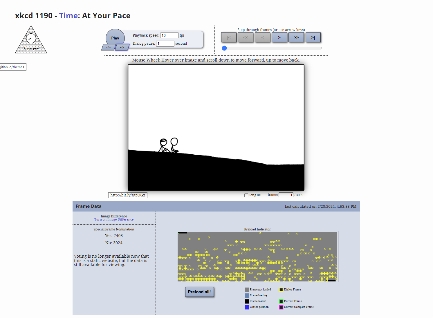 xkcd Time: At Your Pace screenshot